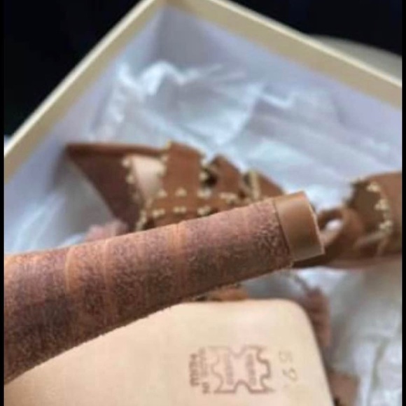 Ulla Johnson womens size 39 saddle Sabine beaded fringe heels - Picture 4 of 7